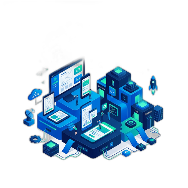 Illustration Développement Solutions